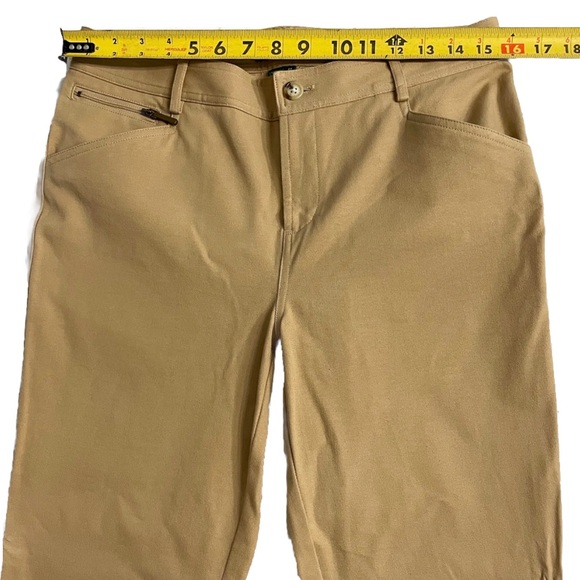 Lauren Ralph Lauren Petite Khaki Pants Women’s 8P Straight Leg Cotton NEW - Picture 6 of 8
